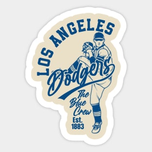 Los Angeles Dodgers By Semrawud Sticker